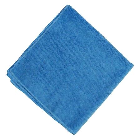 Blue Microfiber Cloth 300 GMS,16,PK36